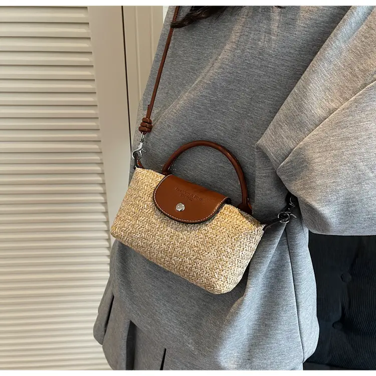Women's Rainbow Woven Mini Shoulder Crossbody Bag — feature 20