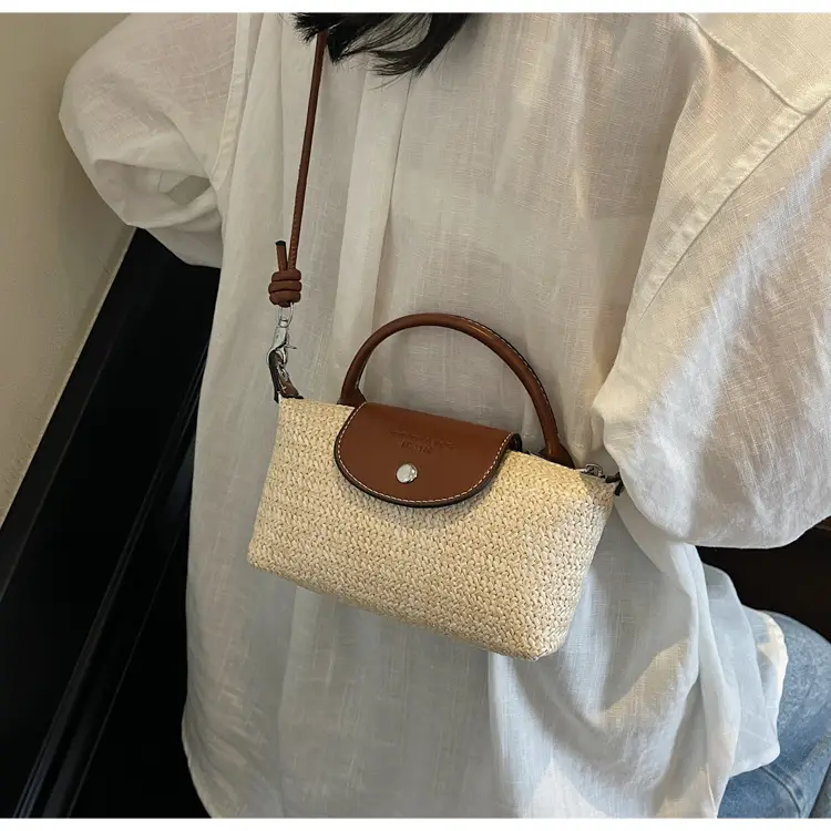 Women's Rainbow Woven Mini Shoulder Crossbody Bag — feature 21