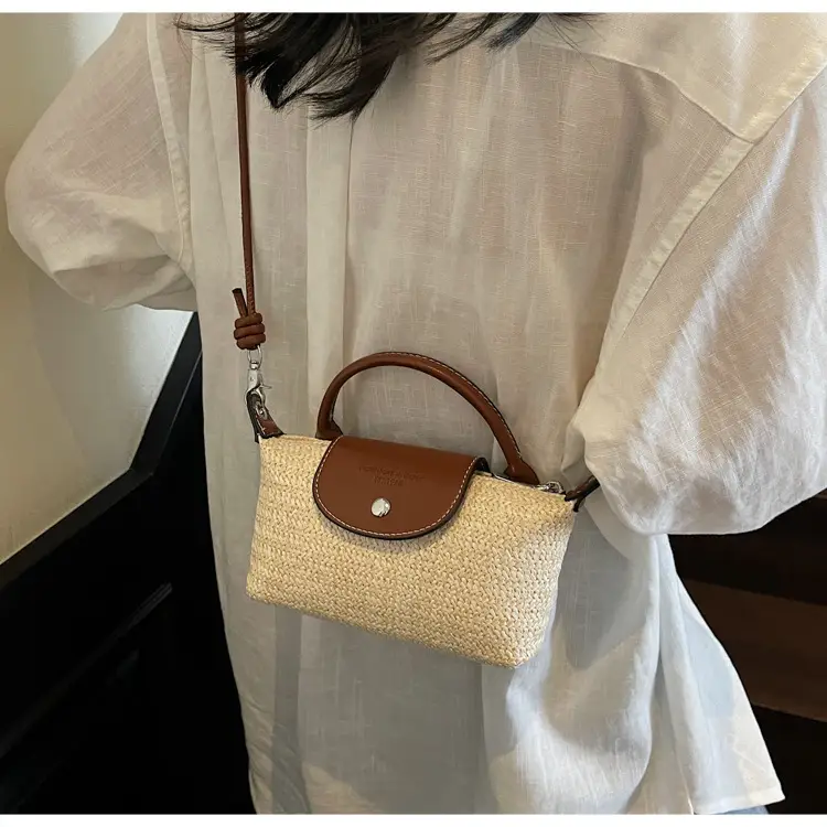 Women's Rainbow Woven Mini Shoulder Crossbody Bag — feature 24