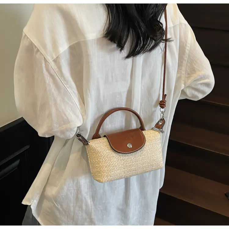 Women's Rainbow Woven Mini Shoulder Crossbody Bag — feature 27