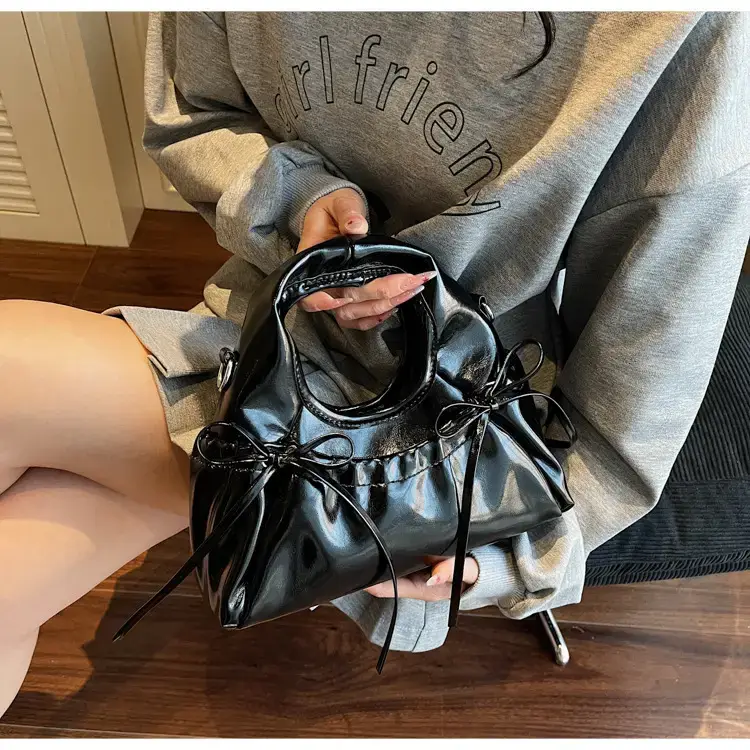 Red Korean Style Satchel Bucket Bag Women 2025 — feature 25