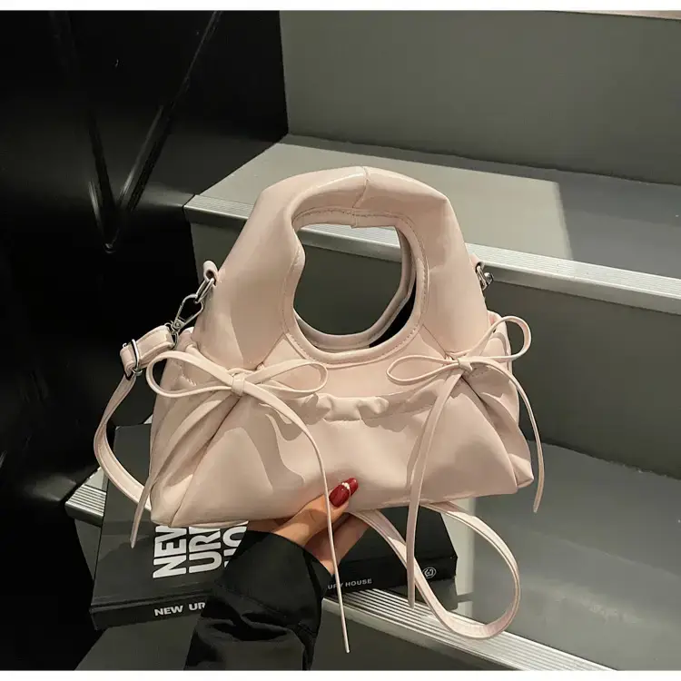 Red Korean Style Satchel Bucket Bag Women 2025 — feature 33