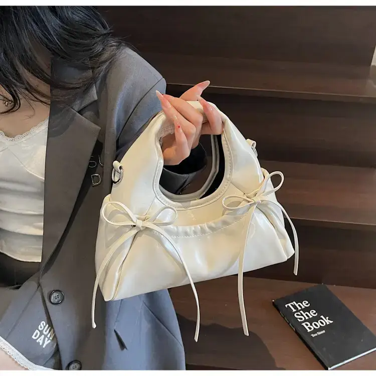 Red Korean Style Satchel Bucket Bag Women 2025 — feature 37