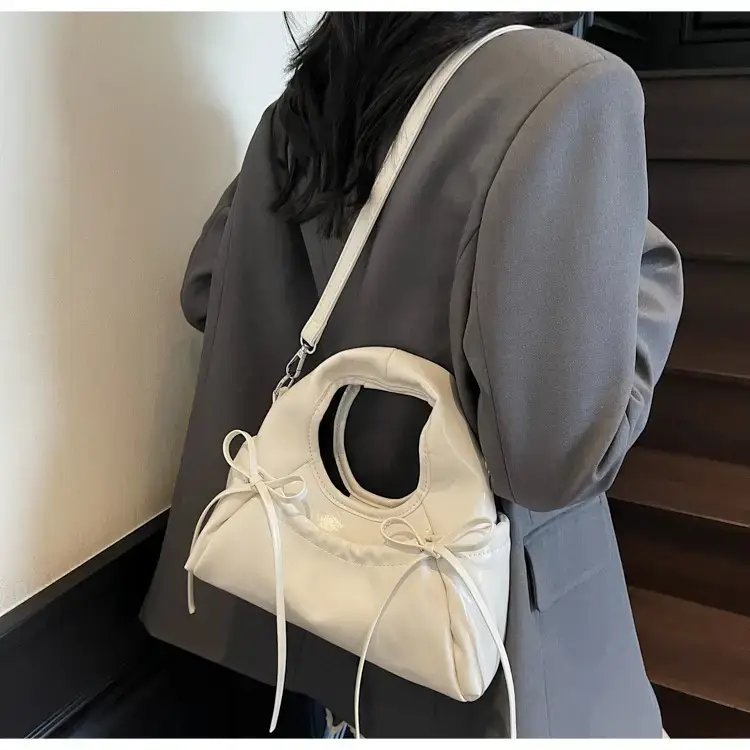 Red Korean Style Satchel Bucket Bag Women 2025 — feature 39