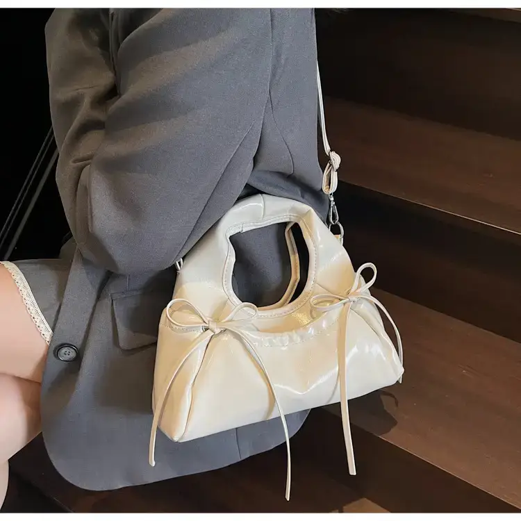Red Korean Style Satchel Bucket Bag Women 2025 — feature 40