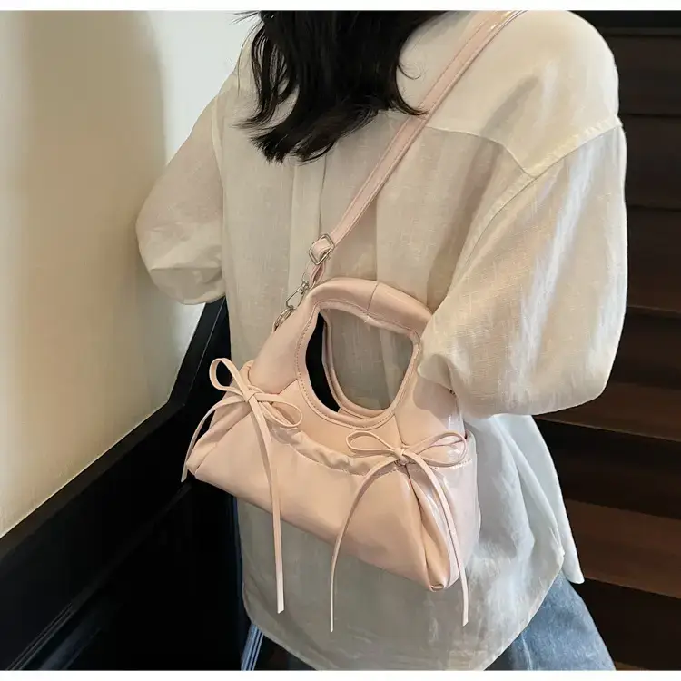 Red Korean Style Satchel Bucket Bag Women 2025 — feature 44