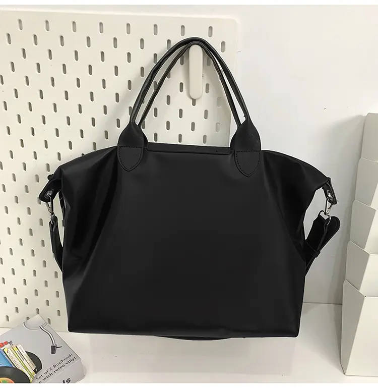 Black PU Leather Shoulder Bag for Men Women — feature 34