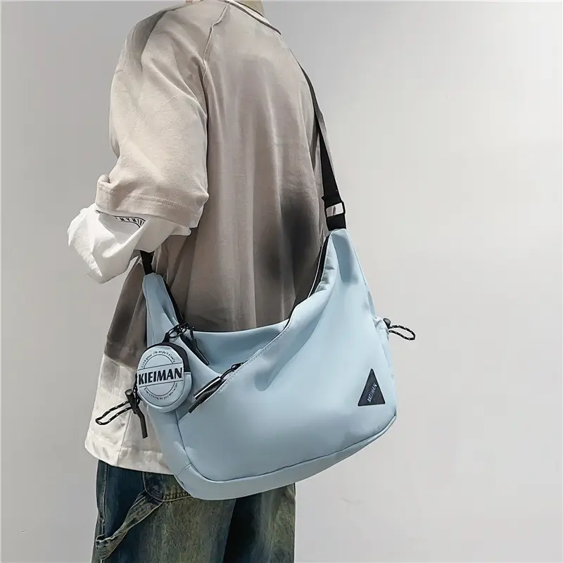 Men's Black Crossbody Shoulder Bag 2026 - Image 7