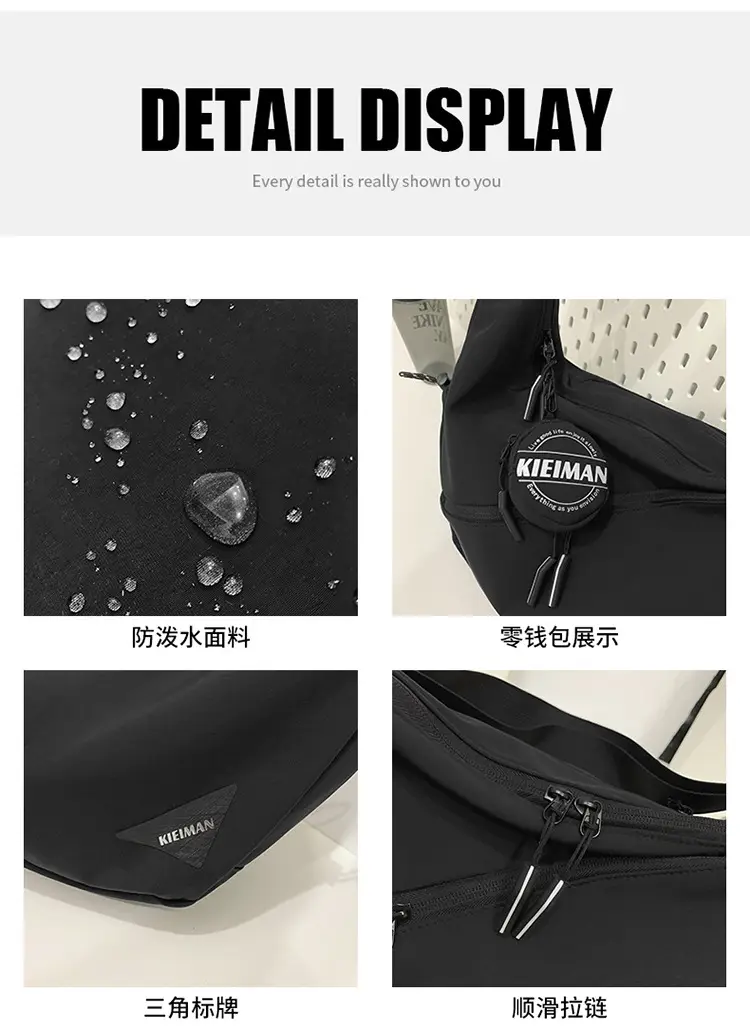 Men's Black Crossbody Shoulder Bag 2026 — feature 24