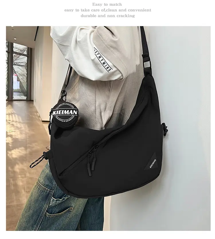 Men's Black Crossbody Shoulder Bag 2026 — feature 29