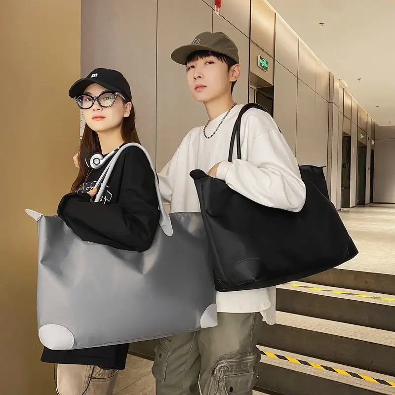 Large Capacity Men's Tote Bag Black 2026 - Image 7