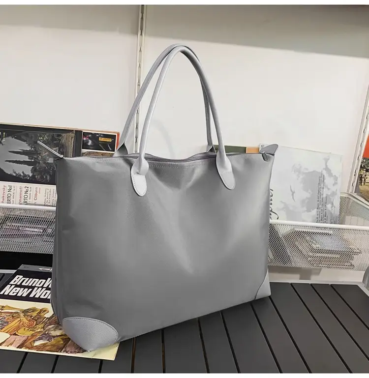 Large Capacity Men's Tote Bag Black 2026 — feature 31