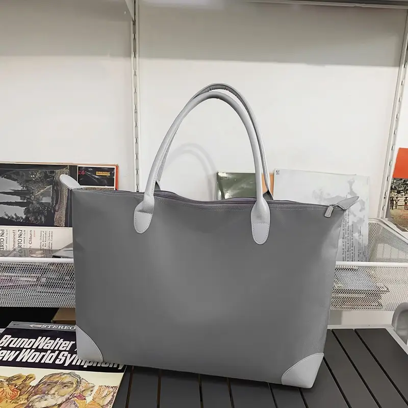 Large Capacity Men's Tote Bag Black 2026 - Image 2