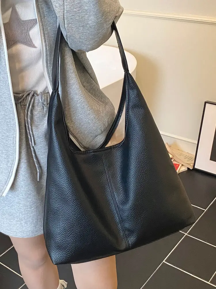 Women's Large Capacity Tan Shoulder Bag Summer 2025 - Image 9