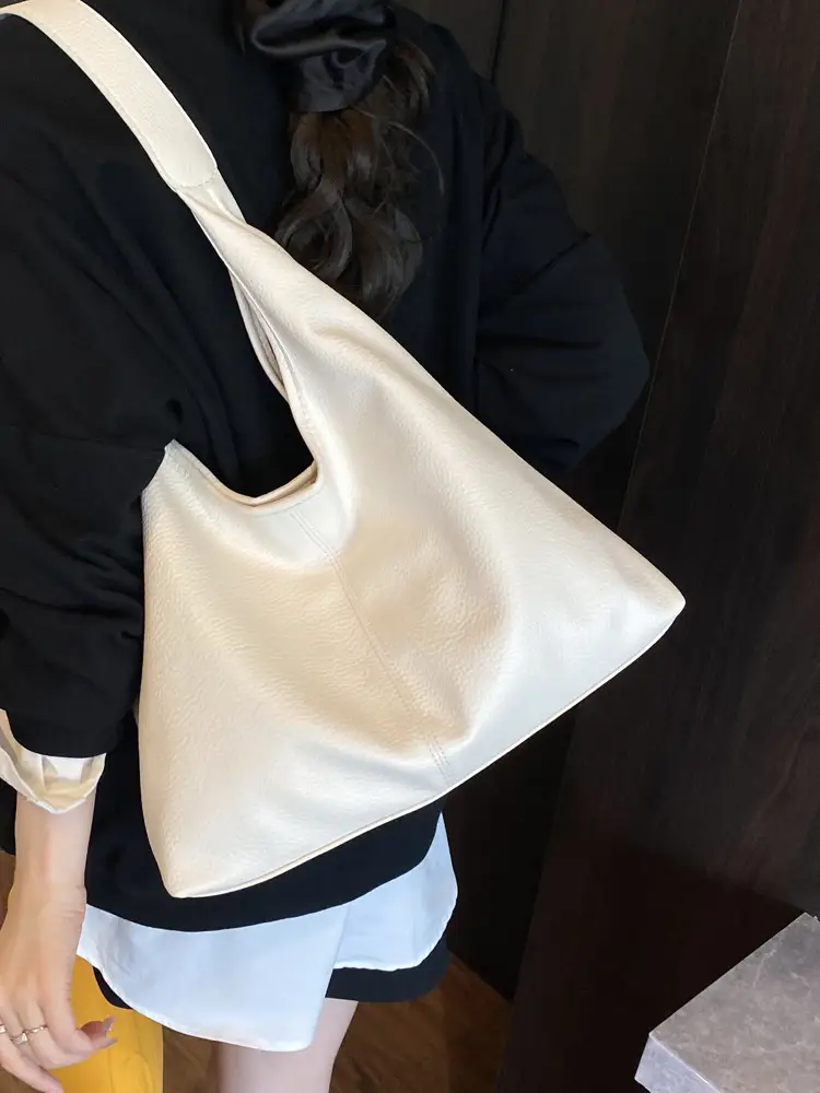 Women's Large Capacity Tan Shoulder Bag Summer 2025 - Image 12