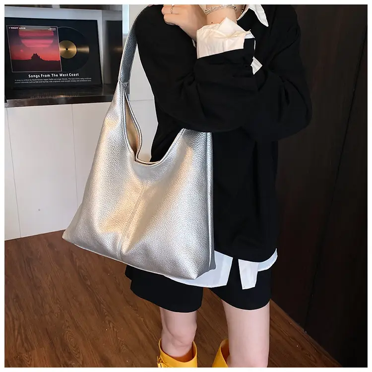 Women's Large Capacity Tan Shoulder Bag Summer 2025 — feature 21