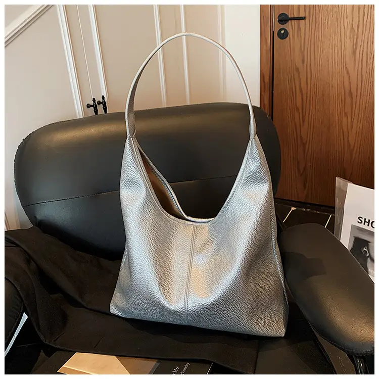 Women's Large Capacity Tan Shoulder Bag Summer 2025 — feature 28