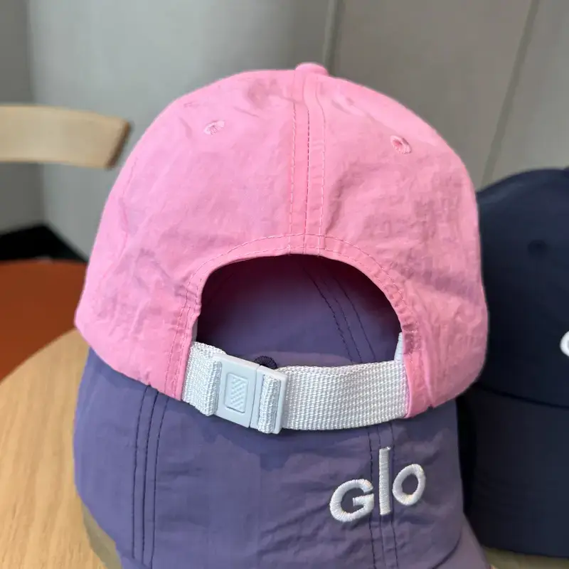 Women Korean Style Peaked Cap with Letter Embroidery Pink & White - Image 17