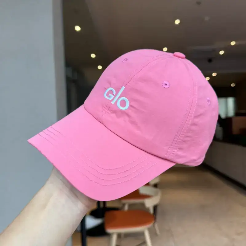 Women Korean Style Peaked Cap with Letter Embroidery Pink & White — feature 17