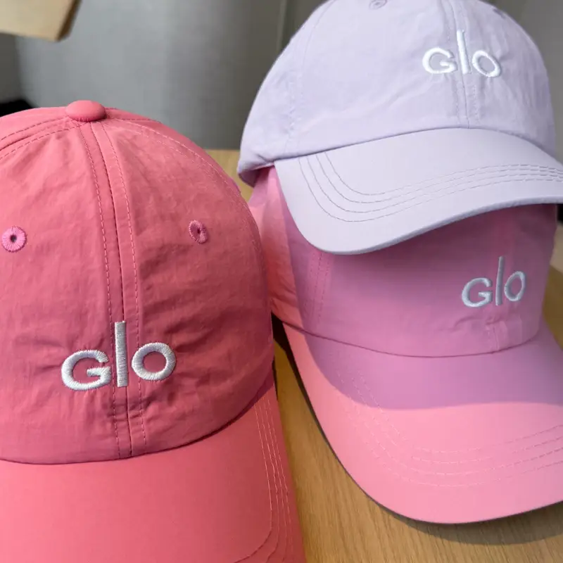 Women Korean Style Peaked Cap with Letter Embroidery Pink & White — feature 6