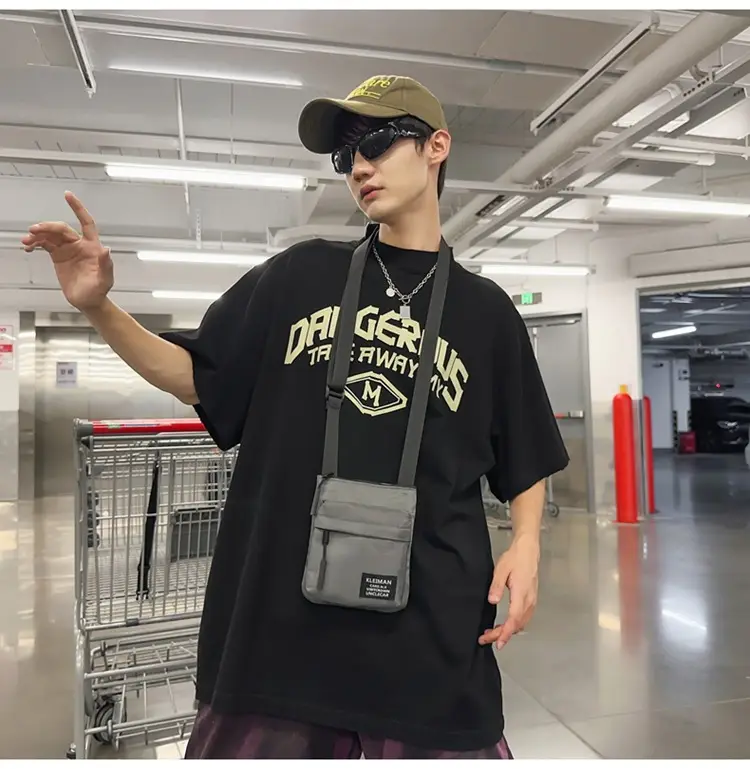 Trendy Japanese Style Crossbody Bag for Men — feature 19