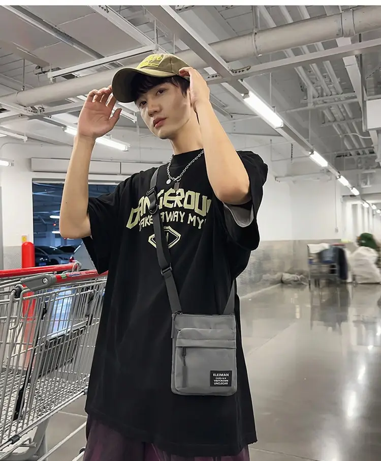 Trendy Japanese Style Crossbody Bag for Men — feature 2