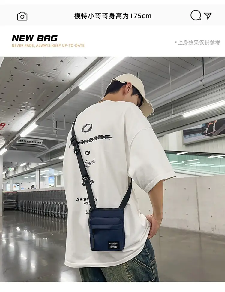 Trendy Japanese Style Crossbody Bag for Men — feature 4