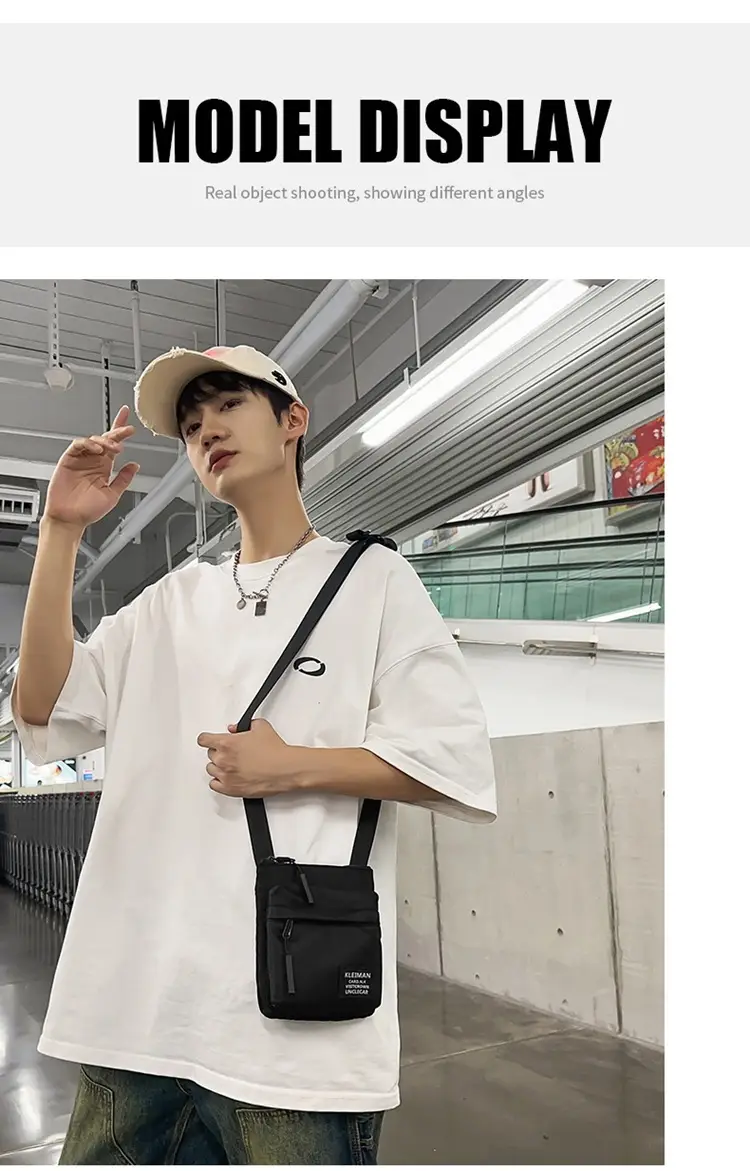 Trendy Japanese Style Crossbody Bag for Men — feature 8