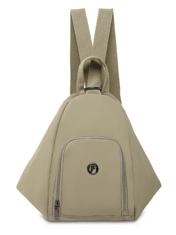 Women's Large Capacity Casual Shoulder Commuter Bag Beige - Image 7