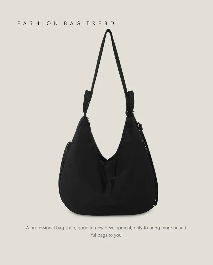 Women's Large Capacity Casual Shoulder Commuter Bag Beige — feature 26
