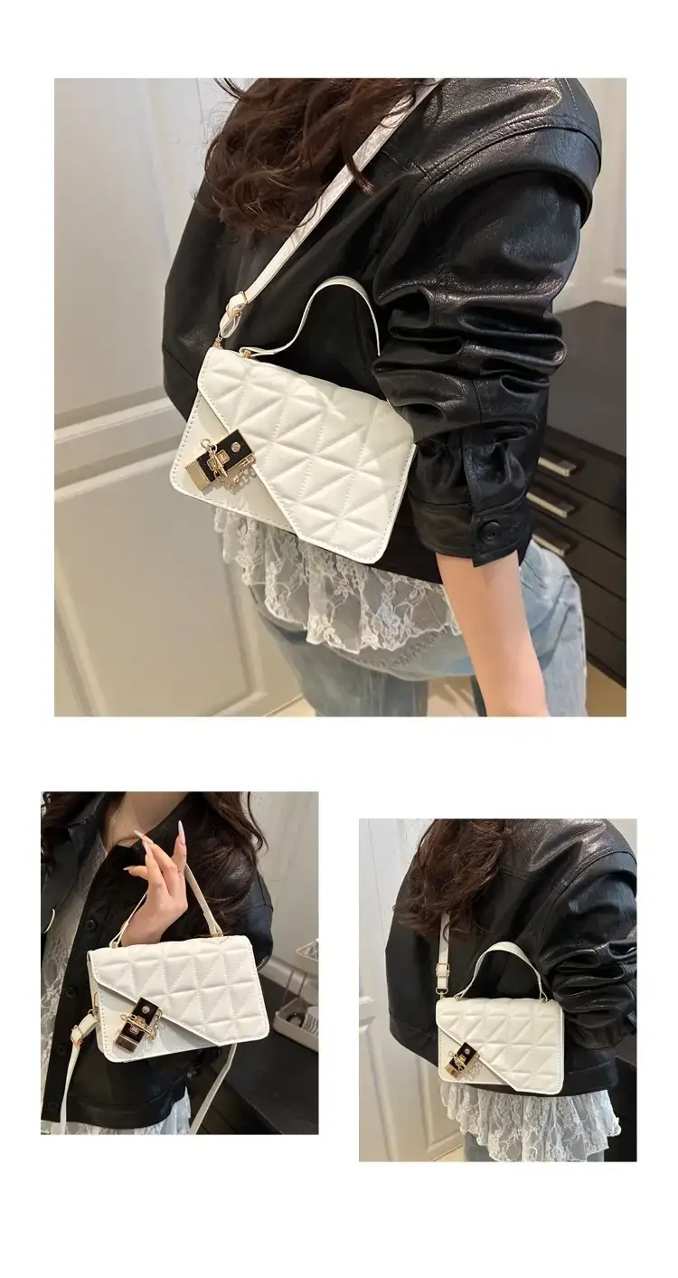 Retro Texture Mortise Lock 2025 Women's Shoulder Bag — feature 19