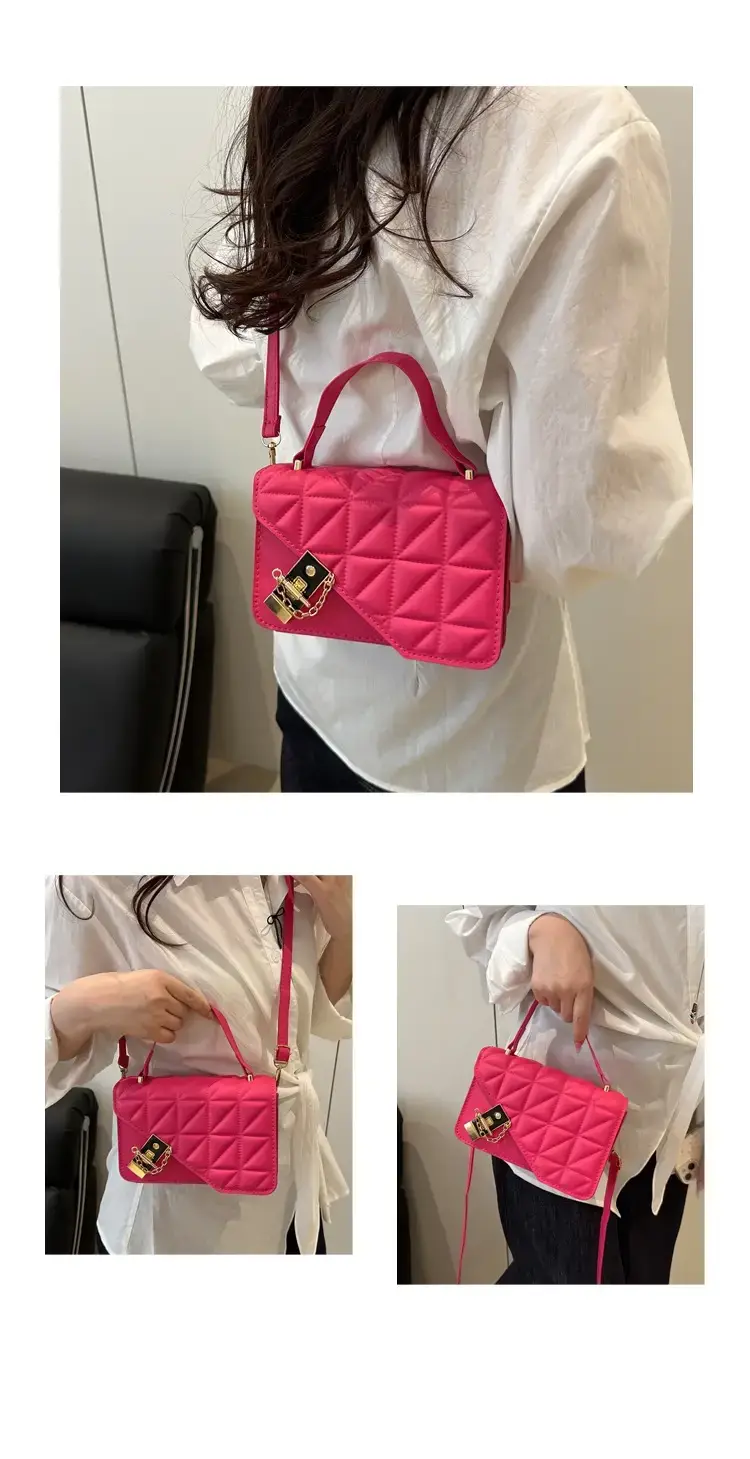 Retro Texture Mortise Lock 2025 Women's Shoulder Bag — feature 23