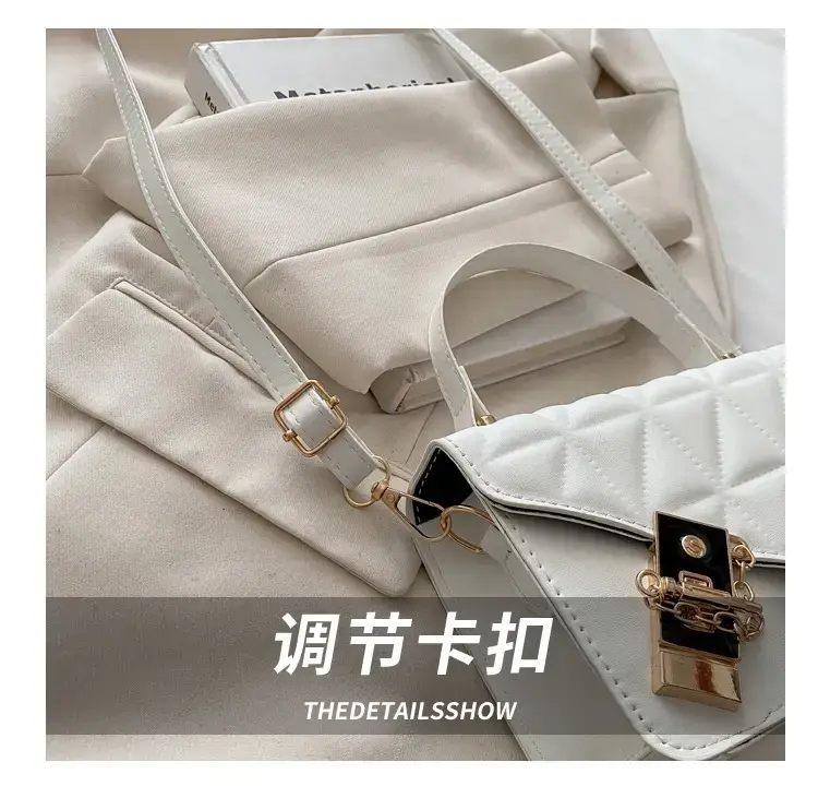 Retro Texture Mortise Lock 2025 Women's Shoulder Bag — feature 6