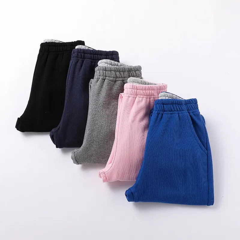 2026 Kids Elastic Waist Sweatpants Black - Image 6