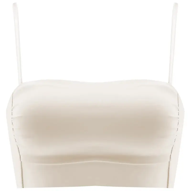 Seamless Strapless Bra for Women with Thin Straps, Small Bust, Push-Up, Beautiful Back, Backless Camisole Dress, Integrated Bra