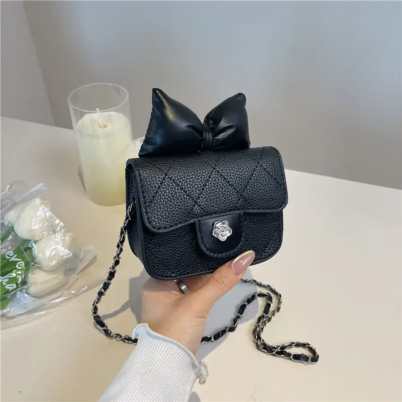 Black Bow Crossbody Bag for Women 2025 - Image 5