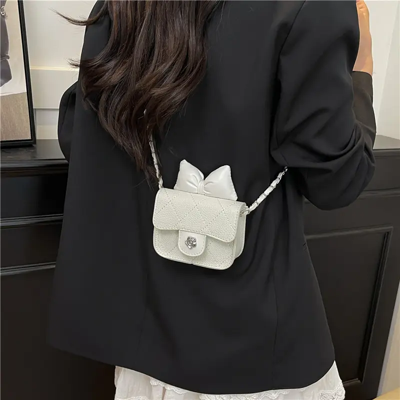 Black Bow Crossbody Bag for Women 2025 - Image 7
