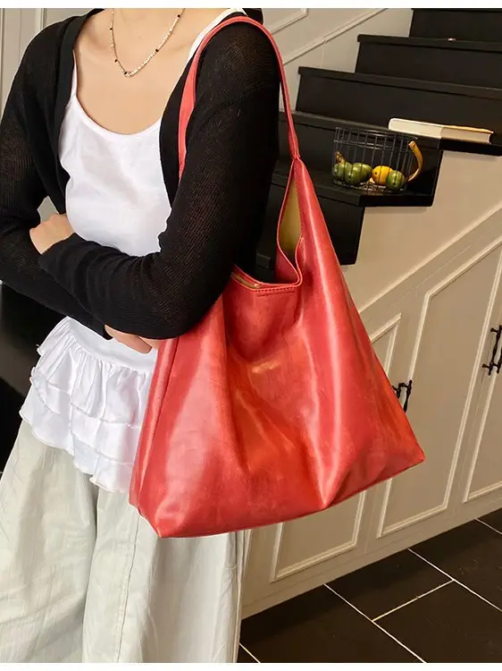 Women's Cream Crossbody Tote Bag Large Capacity 2025 - Image 8