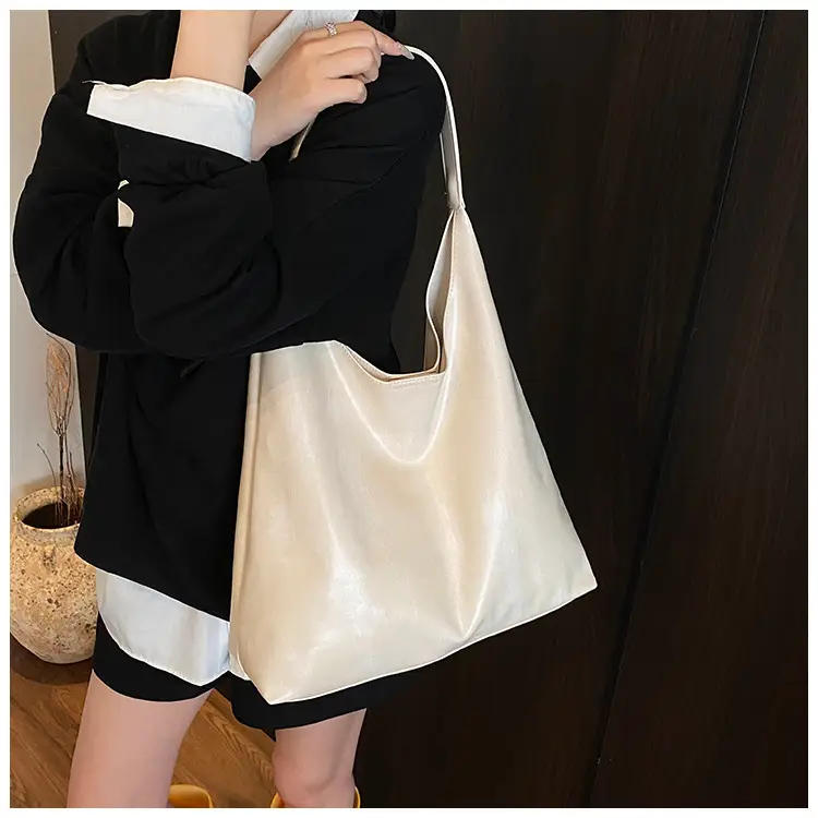 Women's Cream Crossbody Tote Bag Large Capacity 2025 — feature 19
