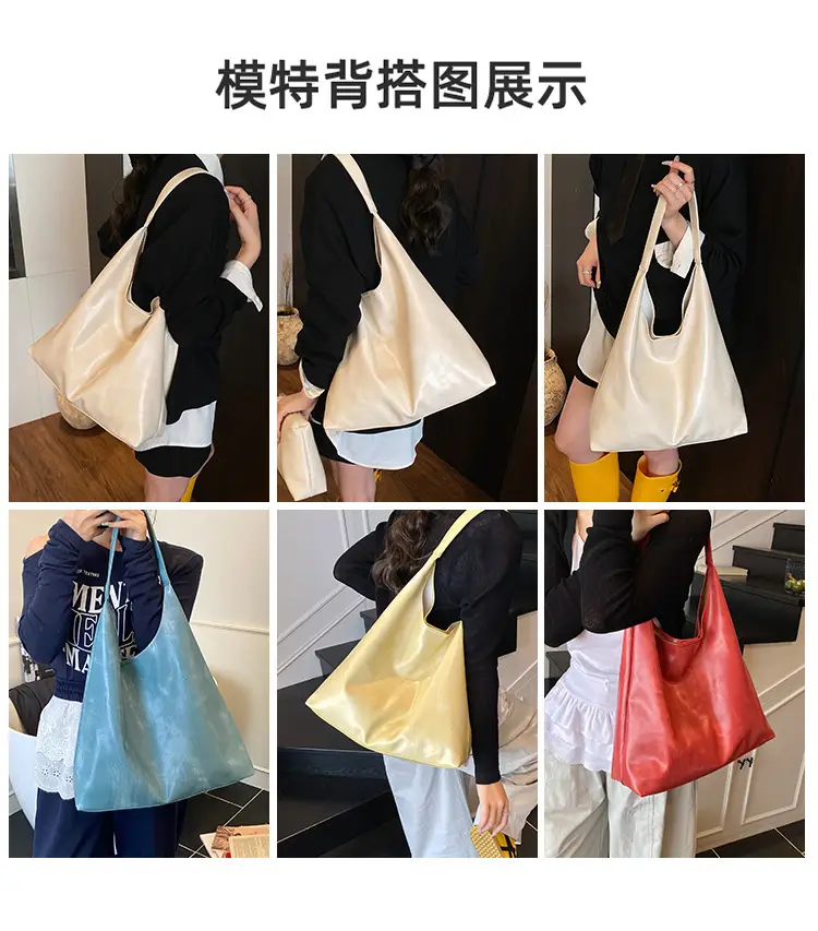 Women's Cream Crossbody Tote Bag Large Capacity 2025 — feature 7