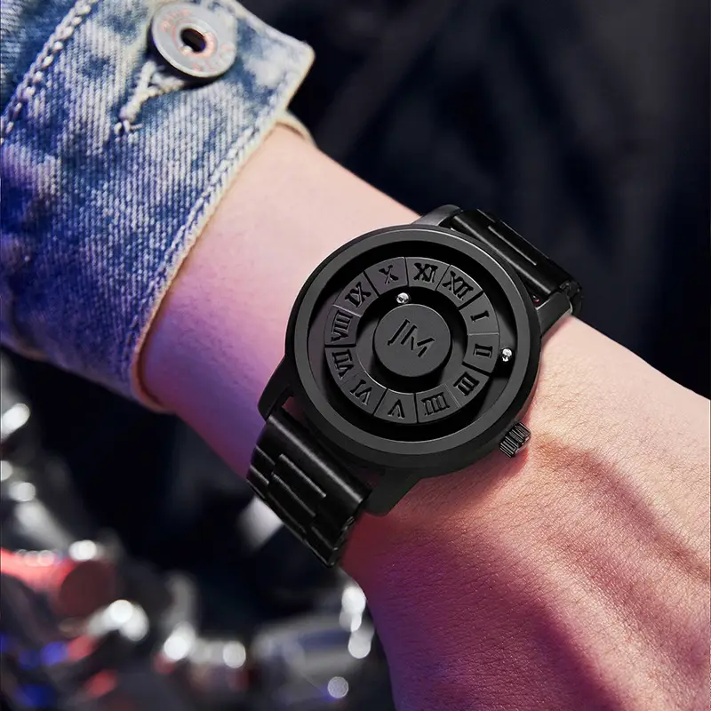 Men's Magnetic Levitation Watch Black Digital Display - Image 11
