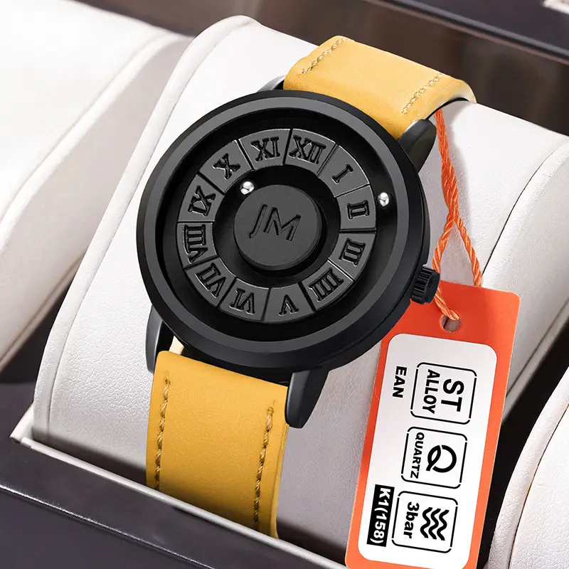 Men's Magnetic Levitation Watch Black Digital Display - Image 2