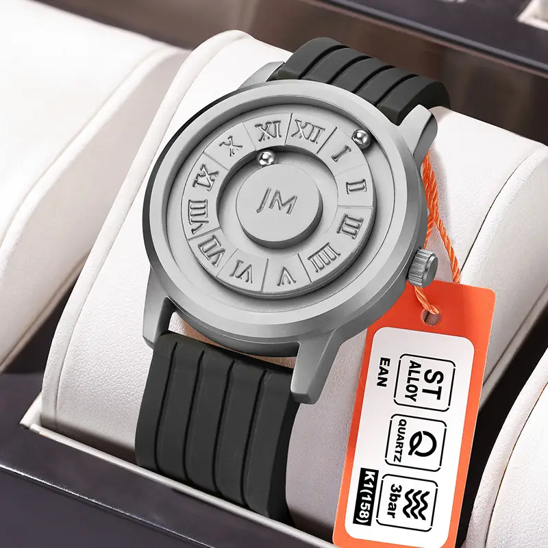 Men's Magnetic Levitation Watch Black Digital Display - Image 6