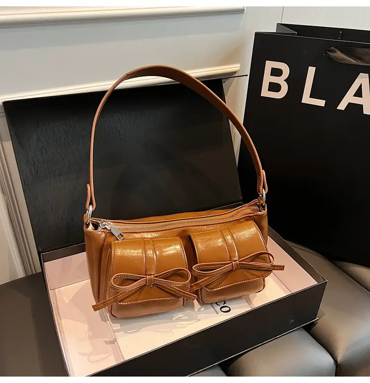 Retro Crossbody Bag Women Brown Leather 2025 — feature 23