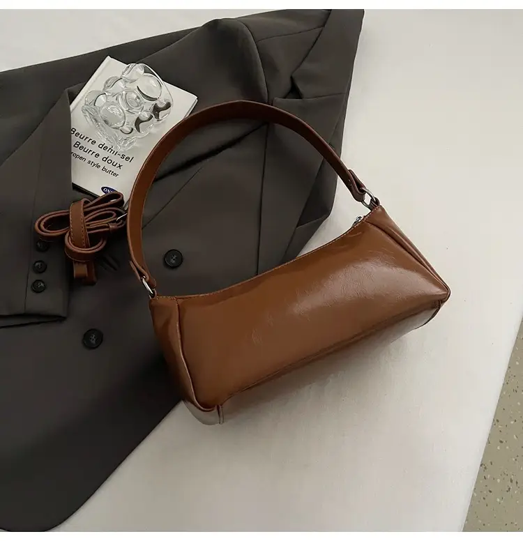 Retro Crossbody Bag Women Brown Leather 2025 — feature 26