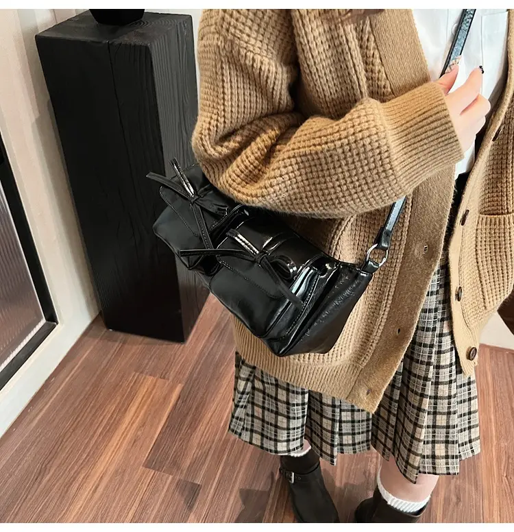 Retro Crossbody Bag Women Brown Leather 2025 — feature 34