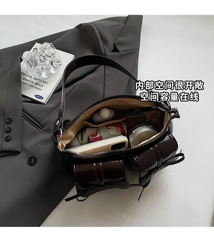 Retro Crossbody Bag Women Brown Leather 2025 — feature 9