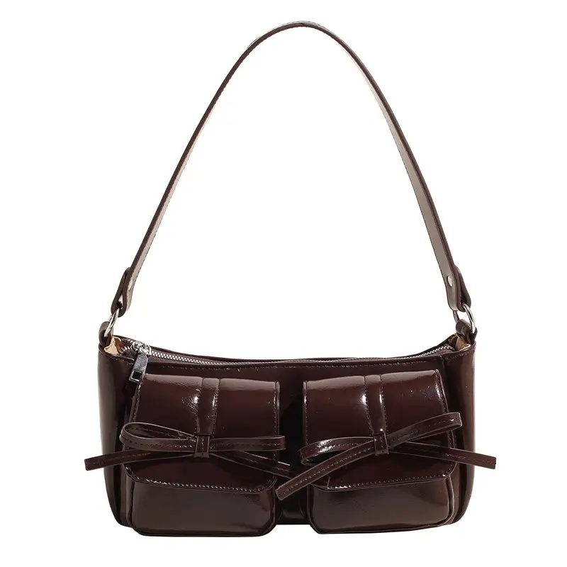 Retro Crossbody Bag Women Brown Leather 2025 - Image 6