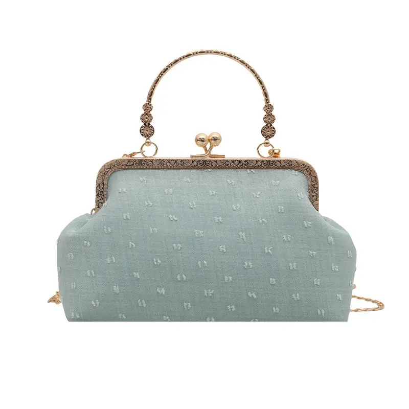Light Blue Sparkle Shoulder Bag for Women 2025 - Image 10