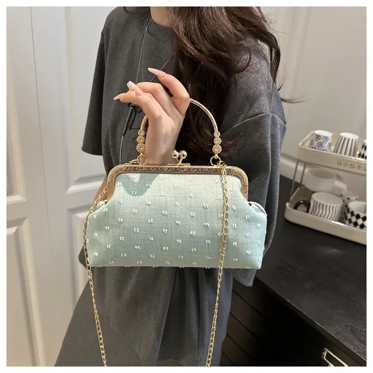 Light Blue Sparkle Shoulder Bag for Women 2025 — feature 12